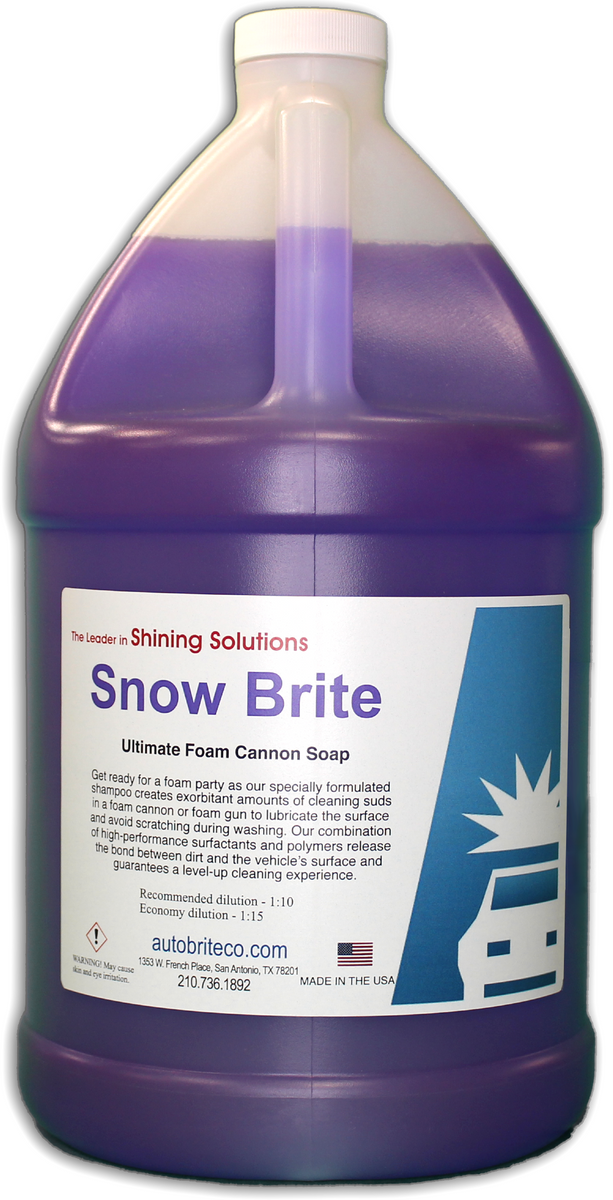 Snow Brite Foam Car Wash Shampoo – AutoBrite Company