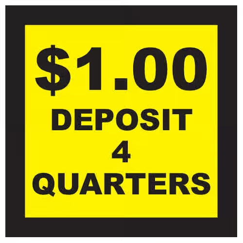 Decal, $1 / Insert 4 Qrts