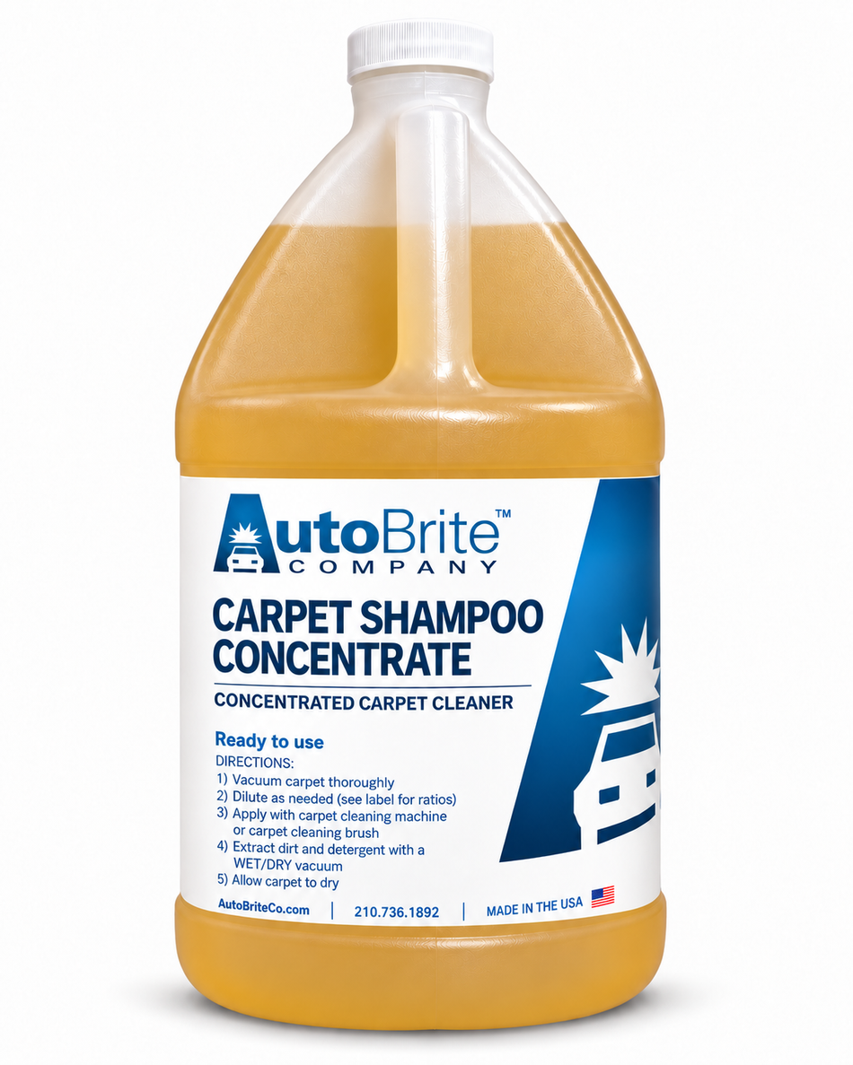 AutoBrite Carpet Shampoo Concentrate one gallon product