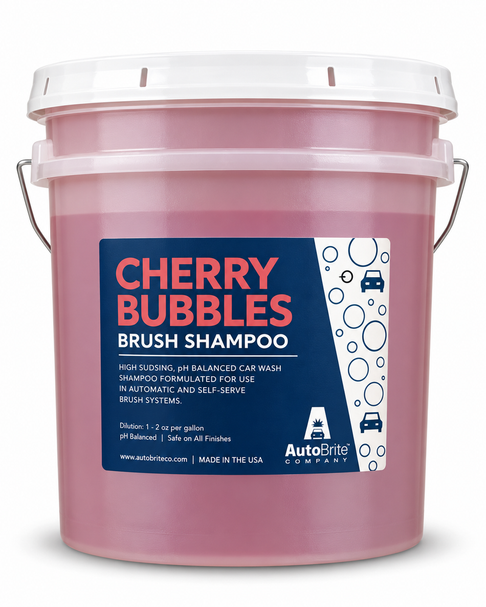 AutoBrite Cherry Bubbles Brush Shampoo 5 gallon