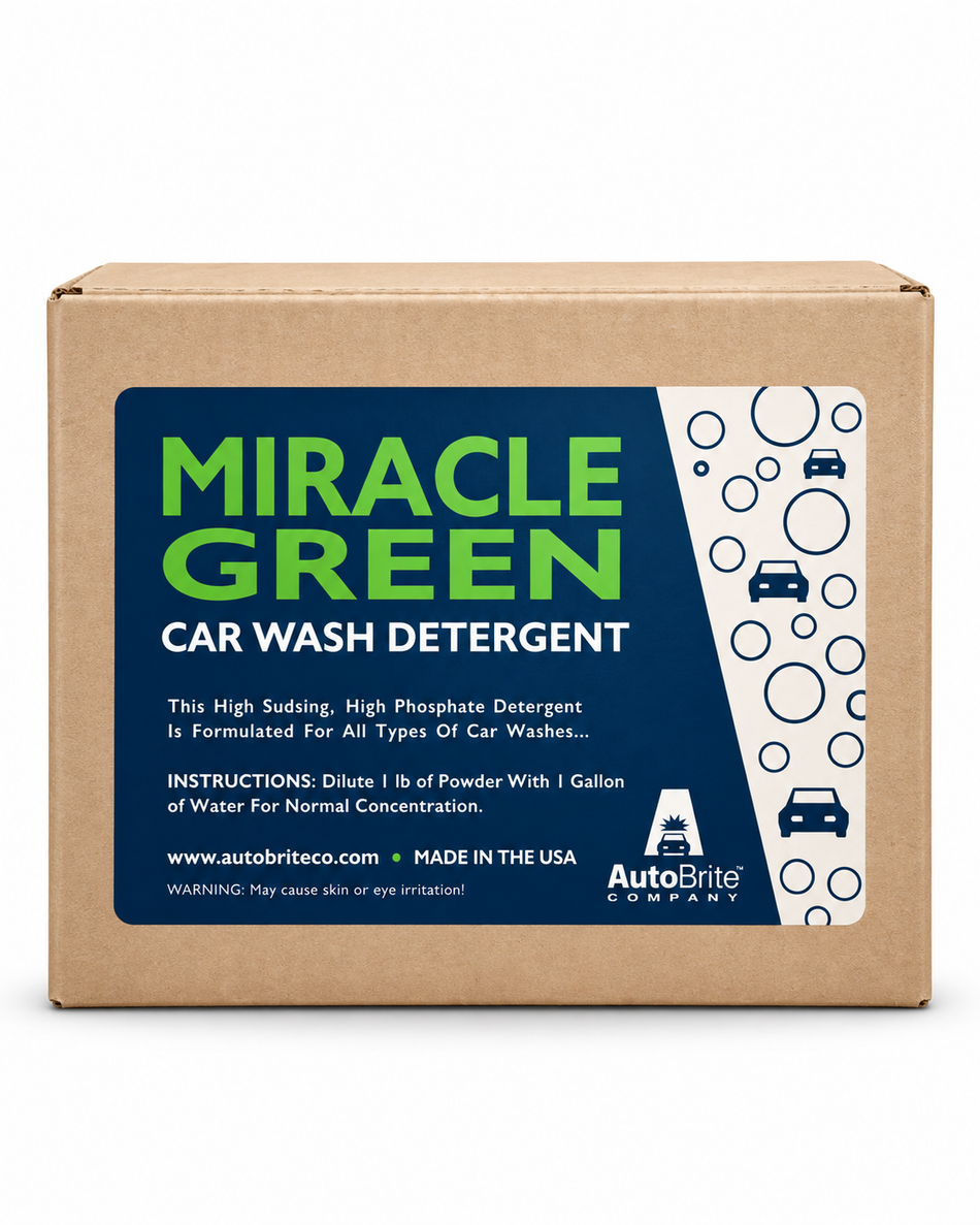 AutoBrite Miracle Green Car Wash Detergent 5 pound box