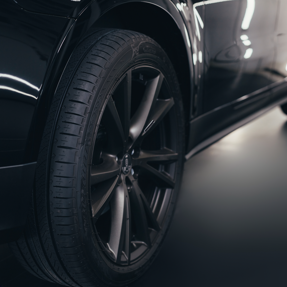 Natural Dressing matte tire finish