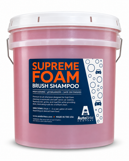 AutoBrite Supreme Foam Brush Shampoo 5 gallon