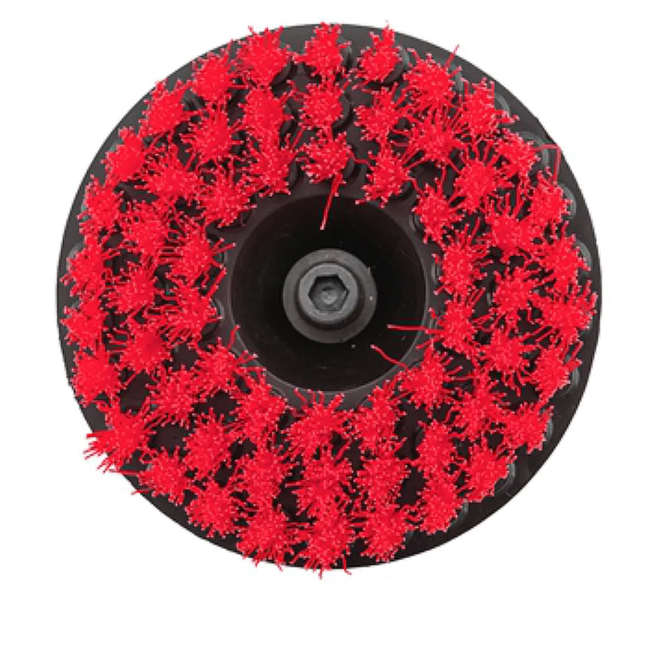 Heavy Duty Drill Brush, Red