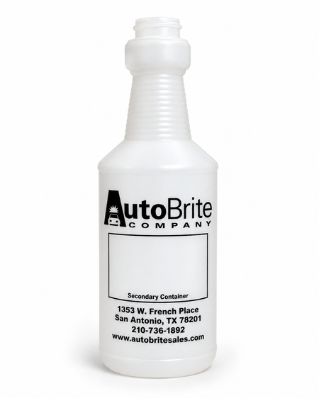 Plastic Pint Bottle with AutoBrite secondary container label