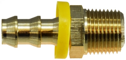 1/4 X 1/4 PUSH ON HOSE BARB X MIP ADAPTER