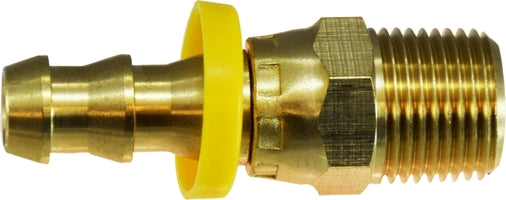 1/2 X 1/2 PUSH ON HOSE BARB X MIP SWIVEL ADAPTER