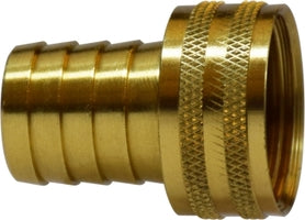 1/2 X 3/4 HOSE BARB X FEMALE GARDEN HOSE SWIVEL ADAPTER