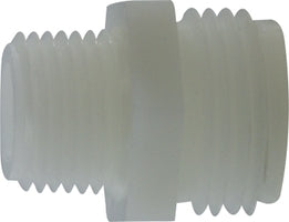 3/4 MALE GARDEN HOSE X 1/2MIP WHITE NYLON ADAPTER